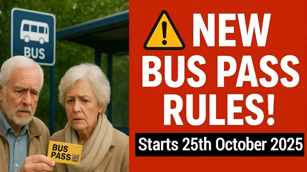 UK Bus Pass Rule Change 2025